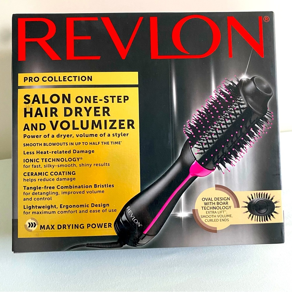 REVLON Salon One-step hair dryer and volumizer.